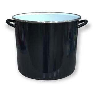 Gibson Home 12 Qt. Black Enamel  on Steel‎ Stock Pot (No Lid)